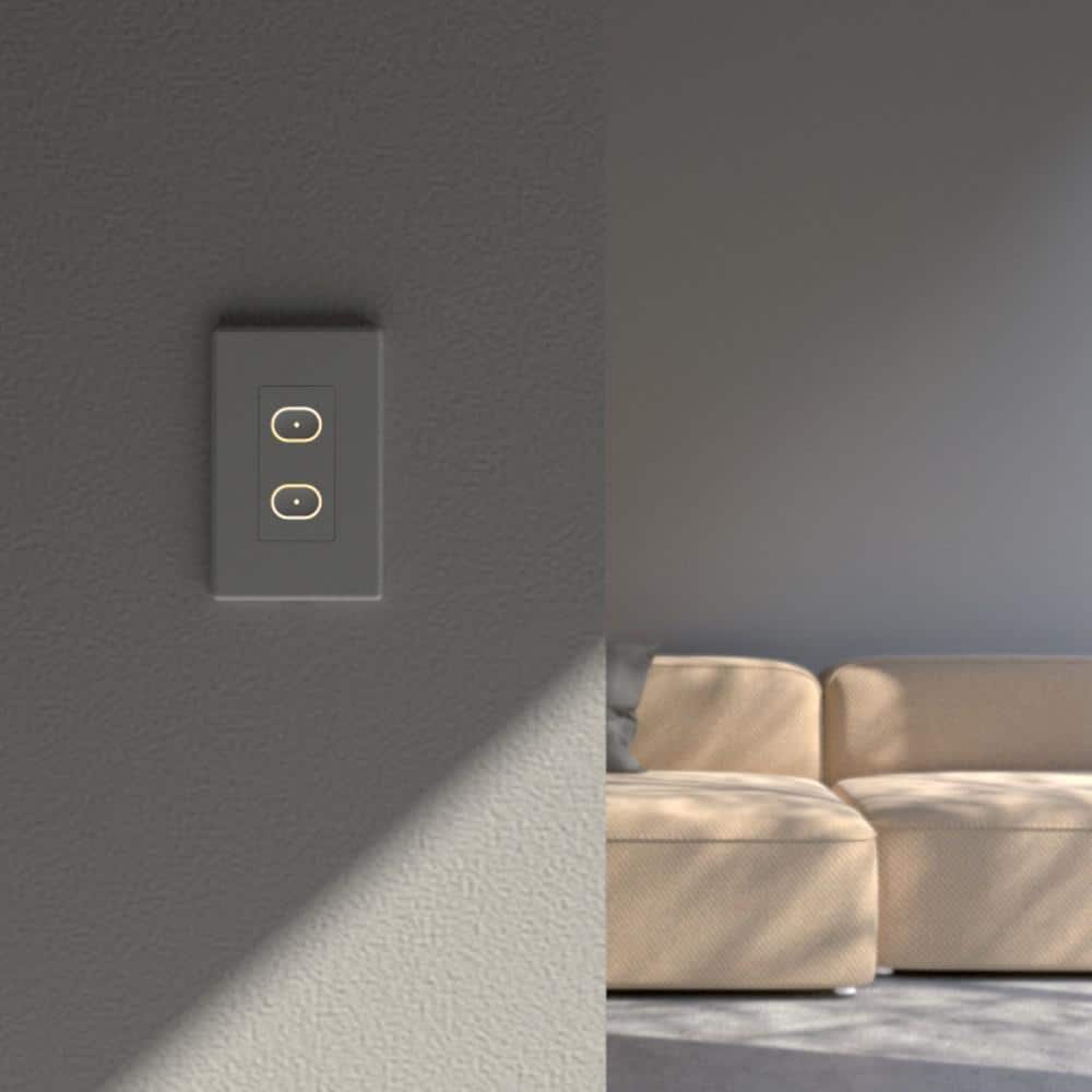 LIFX White Matte 2-Button In-Wall Smart Light Switch