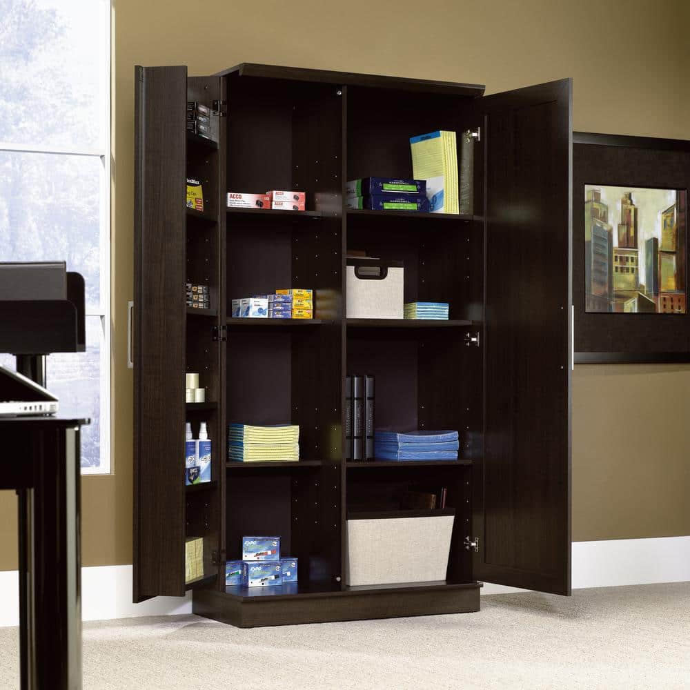 Dakota Oak Adjustable Shelving Office Storage Cabinet