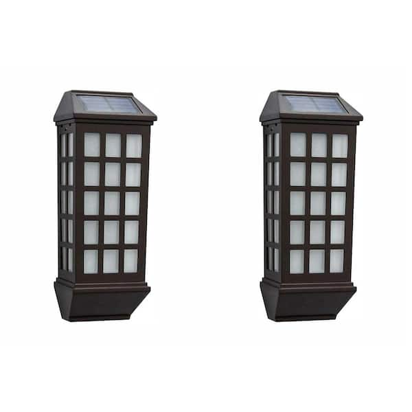 hampton bay solar wall lights