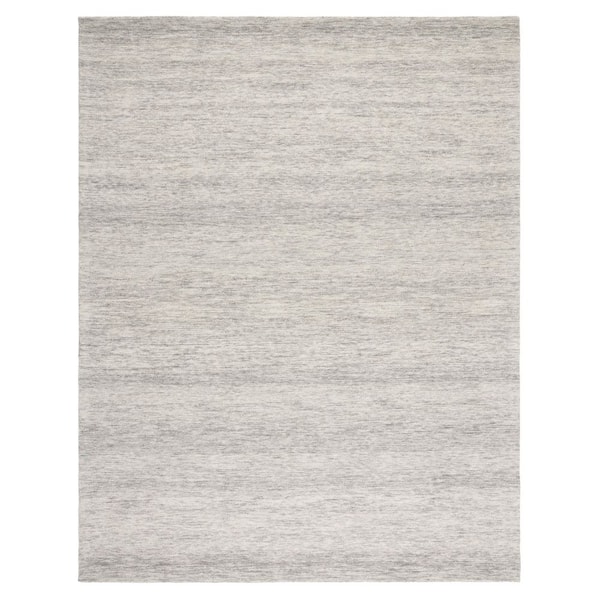 Metro 9 ft. x 12 ft. Sage/Ivory Gradient Striped Area Rug
