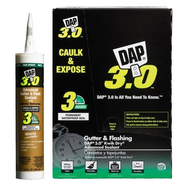 DAP 9 oz. Advanced Gutter and Flash Sealant (12-Pack)-DISCONTINUED