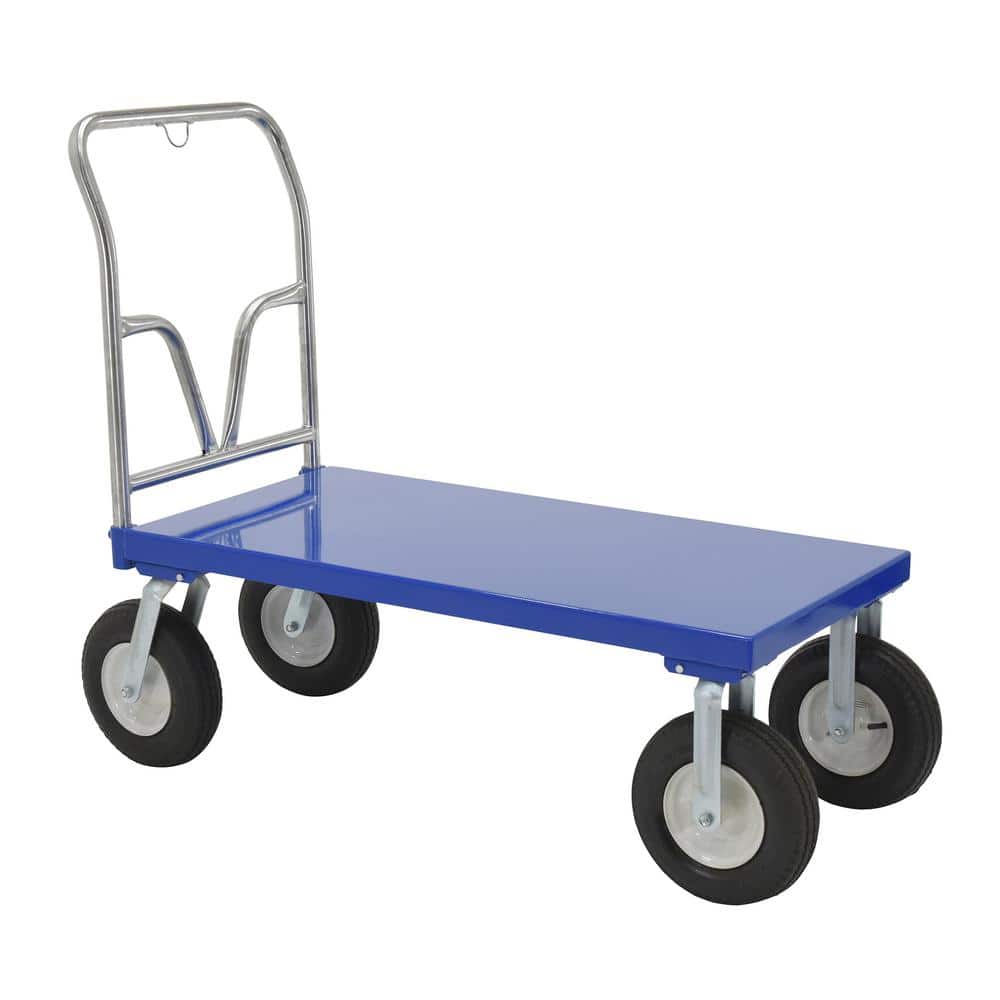 Folding Platform Picking Truck Cart Barrow Trolley with Pneumatic Tyres HTR056 
