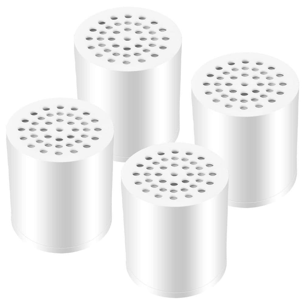 4-Pack 20-Stage Universal Shower Filter Replacement Cartridge for Hard Water with High Output in White price history on PriceWatchPro