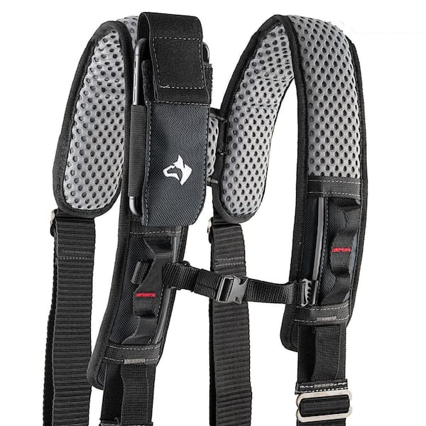 Husky Framers 2-Bag Work Tool Belt with Suspenders HD00173 - The