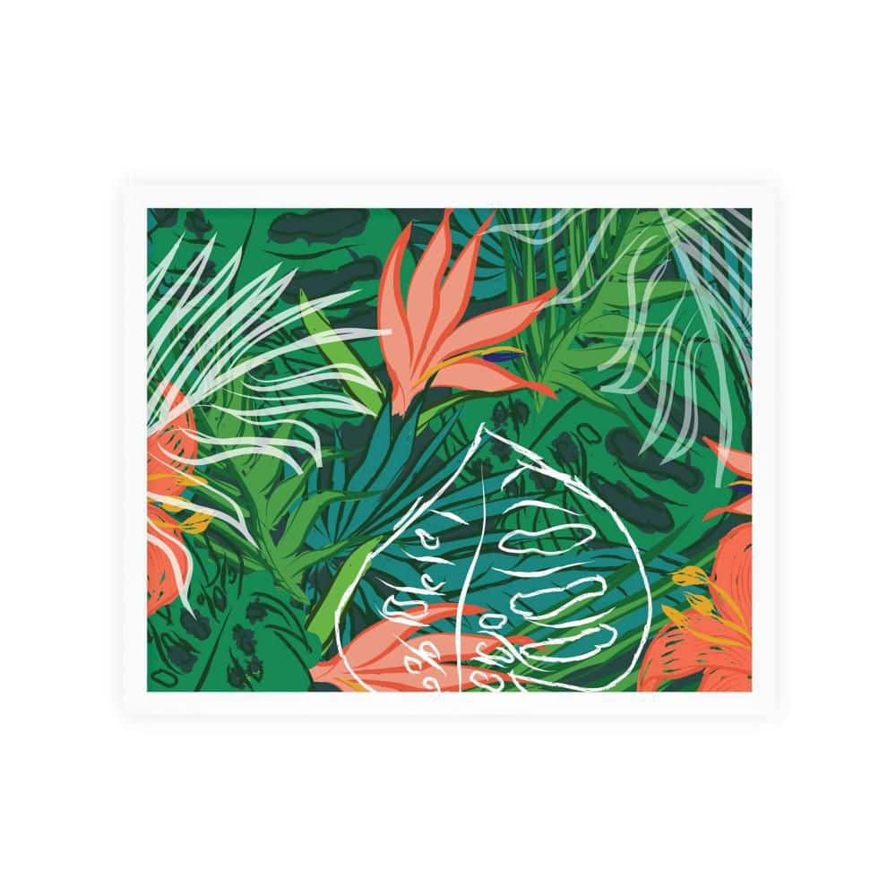 NATURE CREATIVE Framed Giclee Abstract Art Print 42 in. x 34 in. B48