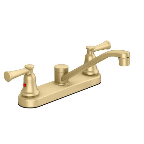 Lisbon 2-Handle Standard Kitchen Faucet in Matte Gold