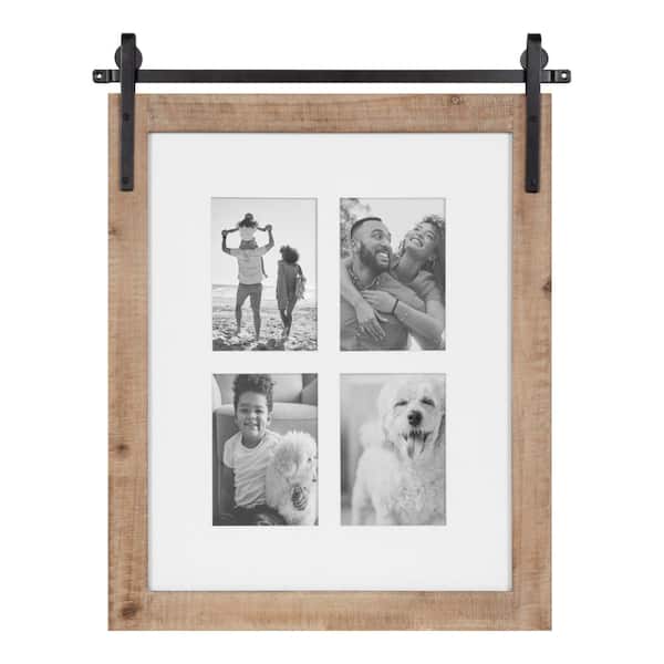 Cates 16 x 20 Rustic Brown Collage Picture Frame