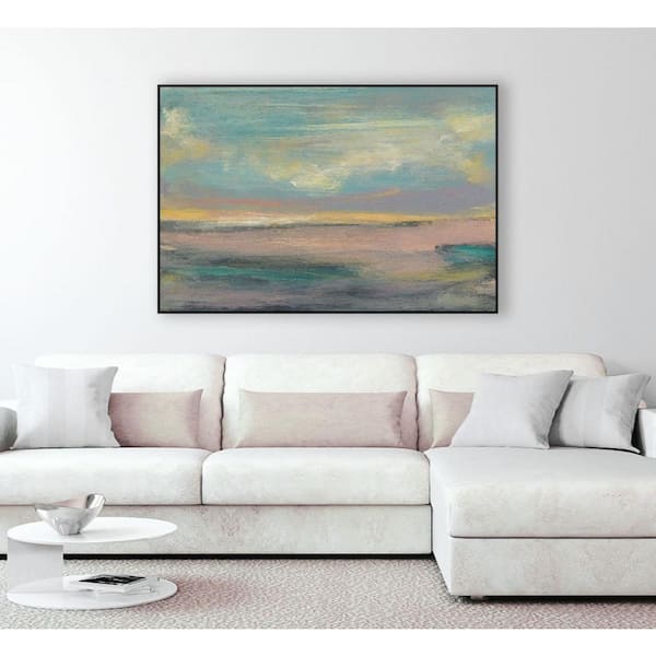Unbranded 30 in. x 40 in. "Sunset Study VI" by Jennifer Goldberger Framed Wall Art