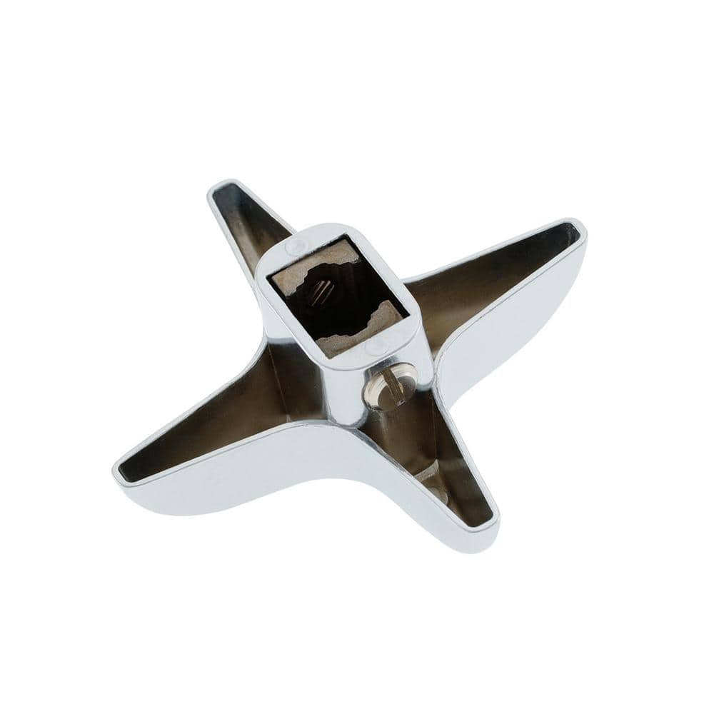 Universal Chrome Cross Tub and Shower Diverter Handle