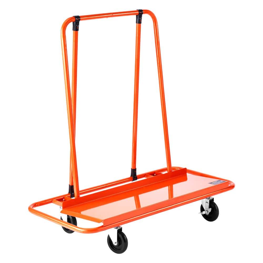 1800lb Drywall Cart Dolly with 4 Swivel Casters, Steel Panel Truck with Tie-Down Strap for Plywood & Glass price history on PriceWatchPro