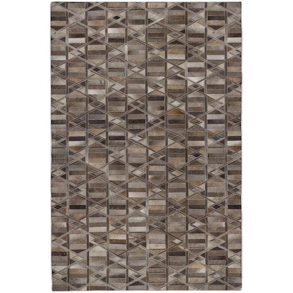 Dream Shag Premium Machine Washable Abstract ADS99 Gray 9 ft. x 12 ft. Area Rug