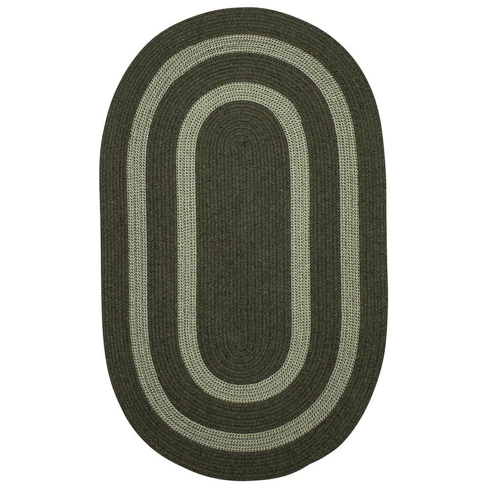 Home Decorators Collection Paige Olive 10 ft. x 10 ft. Braided Round ...