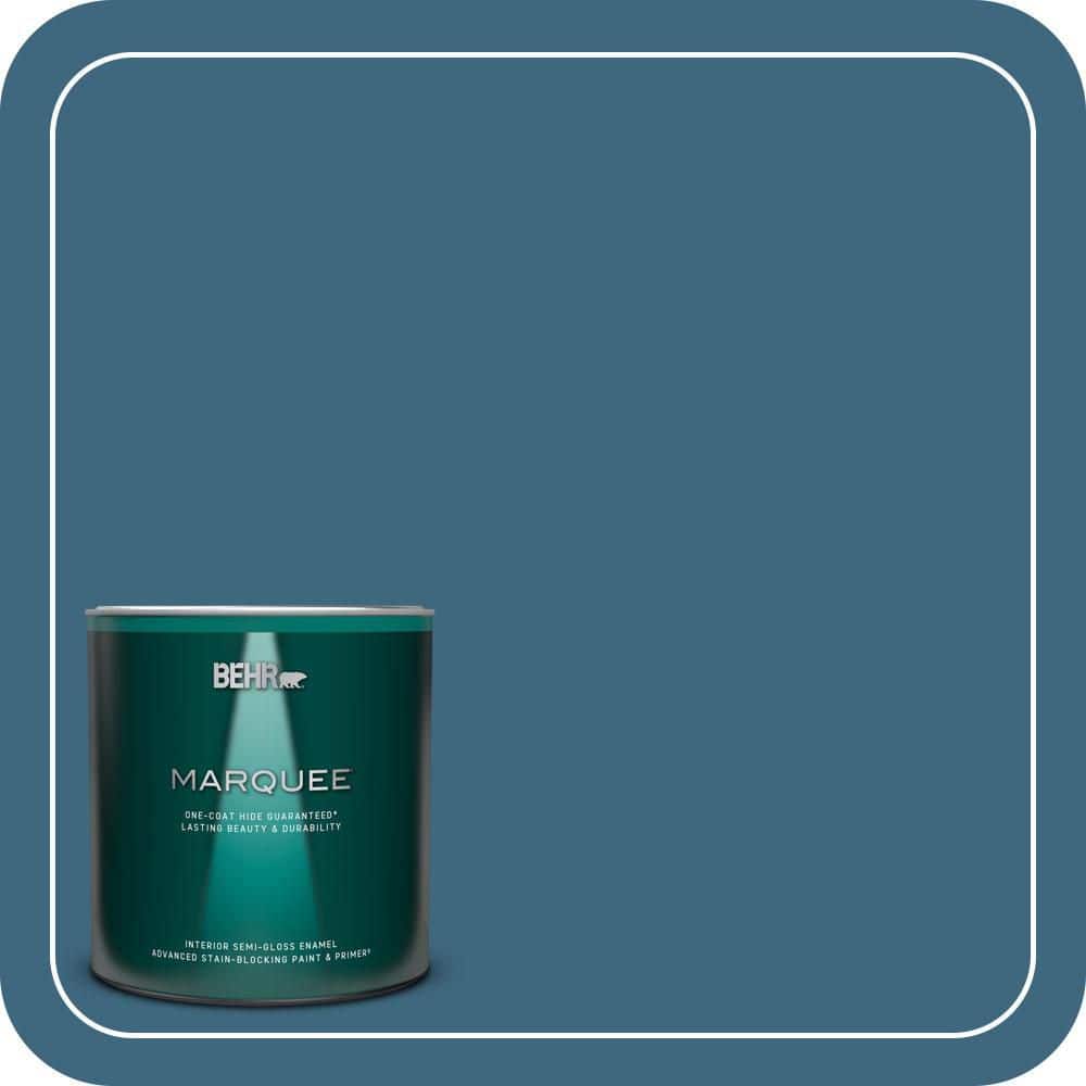 1 qt. #MQ5-61 Ocean Storm One-Coat Hide Semi-Gloss Enamel Interior Paint & Primer price history on PriceWatchPro