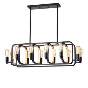 Warehouse of Tiffany Tehno 1-Light Black Pendant CYDD1732 - The Home Depot