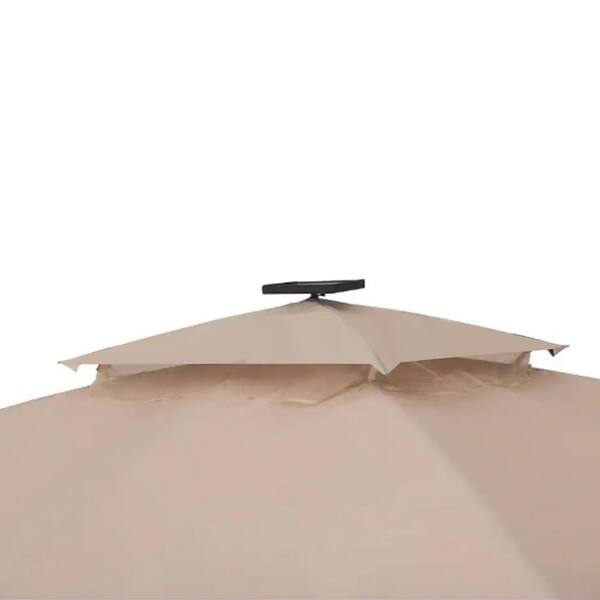 Garden Winds RipLock 350 Beige Replacement Canopy for Jasper Hill