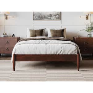 Pasadena 14 in. Height Walnut Brown Solid Wood Frame Full Platform Bed