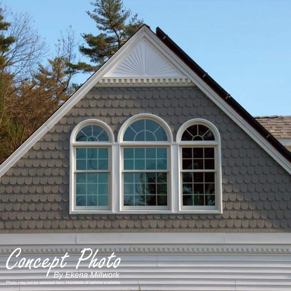 Sanford White Architectural Grade PVC Dentil Trim Moulding with Backplate
