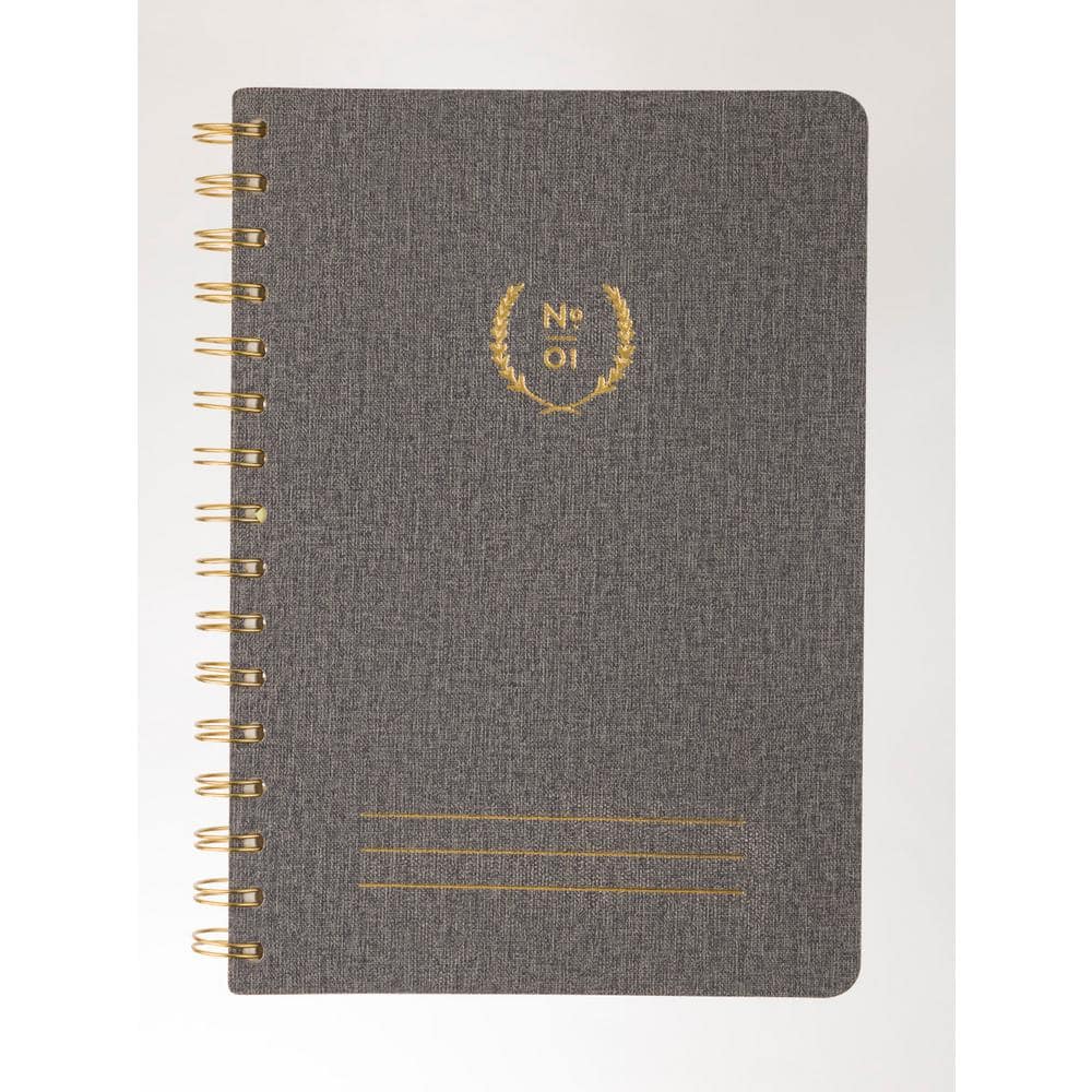 Eccolo Oxford Grey Notebook