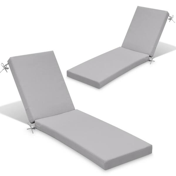 Gray chaise lounge cushions hotsell