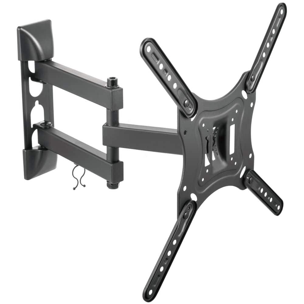 ProHT Full Motion Dual Arm TV Wall Mount for 23 in. to 55 in. Flat Panel TV's with 20° Tilt, 66 lbs. Load Capacity
