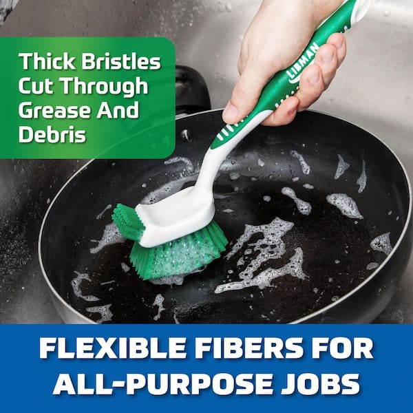 Big Job Kitchen Dishwashing Scrub Brush
