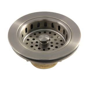 PF WaterWorks Universal Bathtub Drain Protector Strainer in Antique Brass  PF0932-AB - The Home Depot