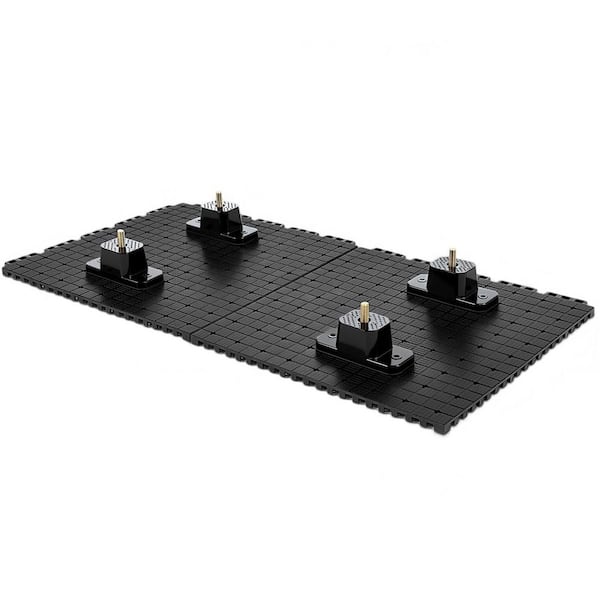 Helhom 6 Piece 2 in 1 Mini Split Condenser Pad with 4 Stand, Moisture ...