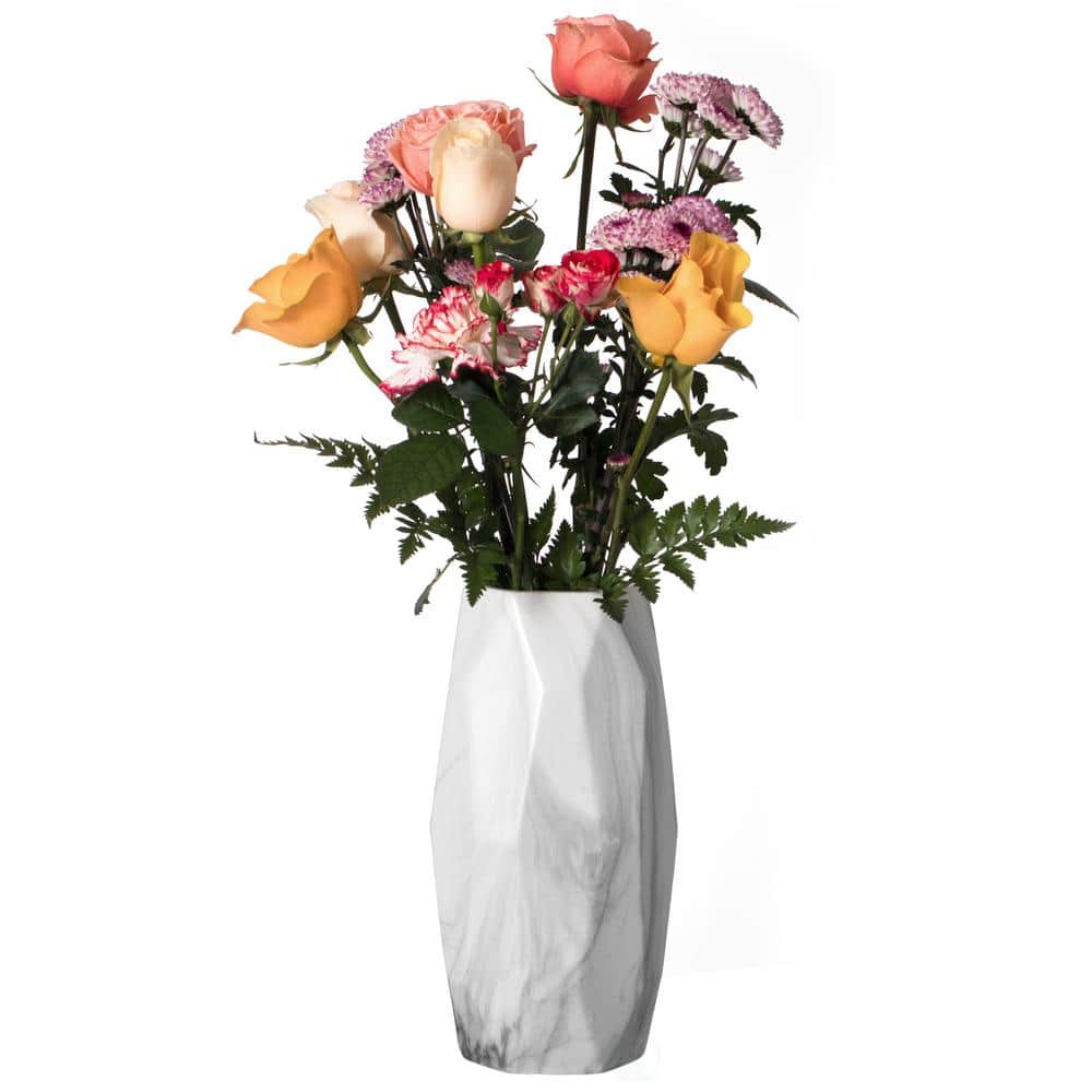 Modern Geometric Ceramic Table Vase for Contemporary Decor