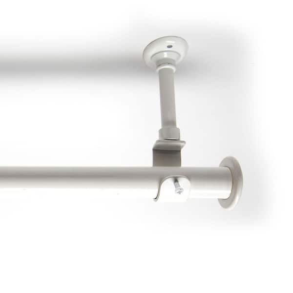 168 In Single Curtain Rod, Home Depot Curtain Rods And Brackets