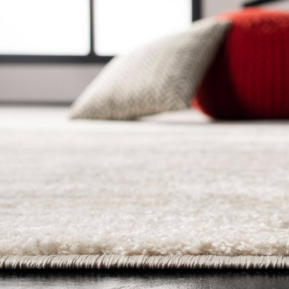 Adirondack Ivory/Silver 10 ft. x 14 ft. Solid Area Rug - thumbnail 9
