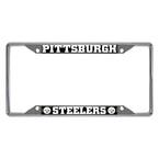 NFL - Pittsburgh Steelers Chromed Stainless Steel License Plate Frame
