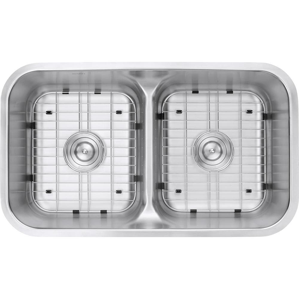 Ruvati 34-inch Stainless Steel Double Bowl Undermount Kitchen Sink