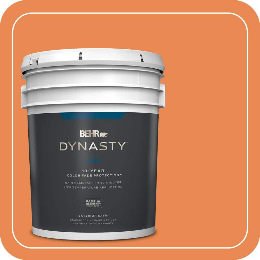 5 gal. #P210-6 Mandarin Satin Enamel Exterior Stain-Blocking Paint & Primer price history on PriceWatchPro