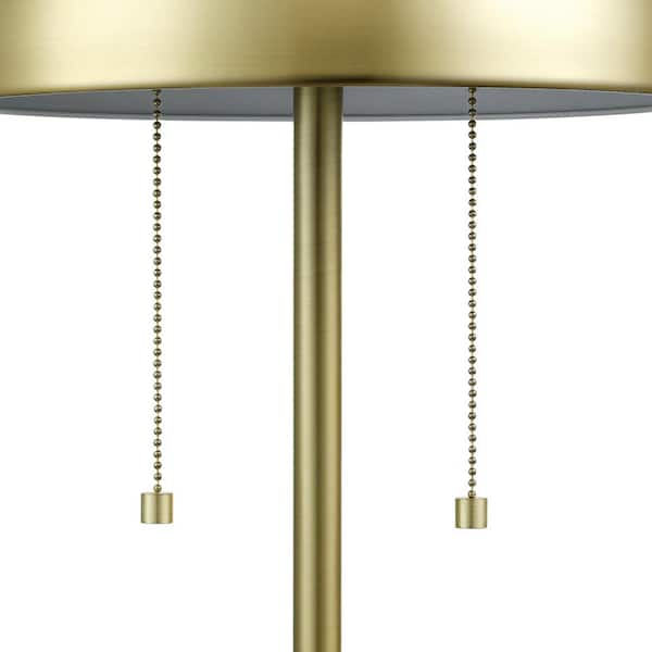 Creative Hobbies M995G Instant Lamp Kit, Gold Push Thru Lamp