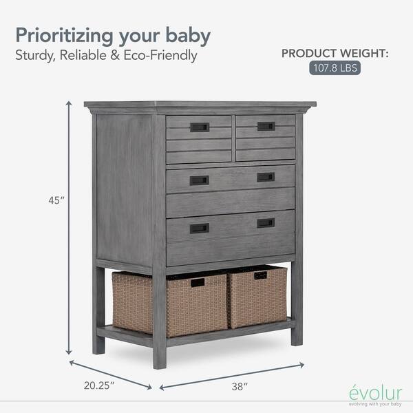 evolur dresser grey Buy Double Dressers Online at Evolur