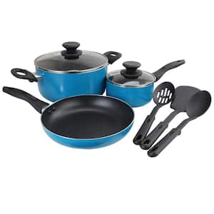 Gibson Home 7-Piece Casselman 9-in Carbon Steel Cookware Set with Lid(s)  Included in the Cooking Pans & Skillets department at