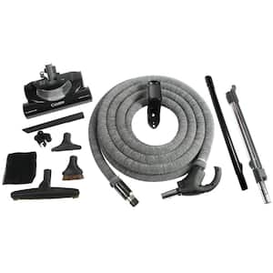 Complete Electric Powerhead Kit with Direct Connect Hose for Central Vacuums