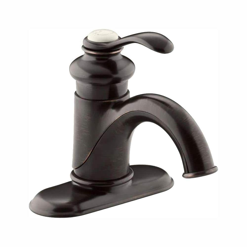 Kohler K-12181 Fairfax Single Hole Bathroom Faucet - Bronze