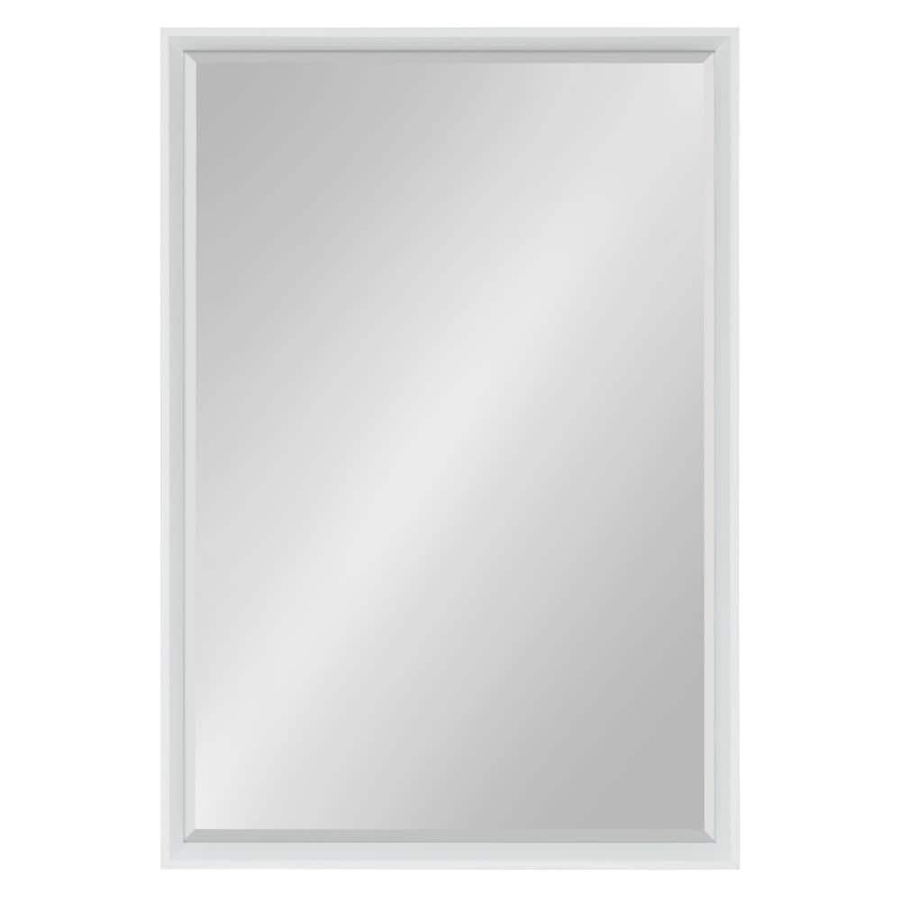 White Polystyrene Full Length Rectangular Dresser Mirror