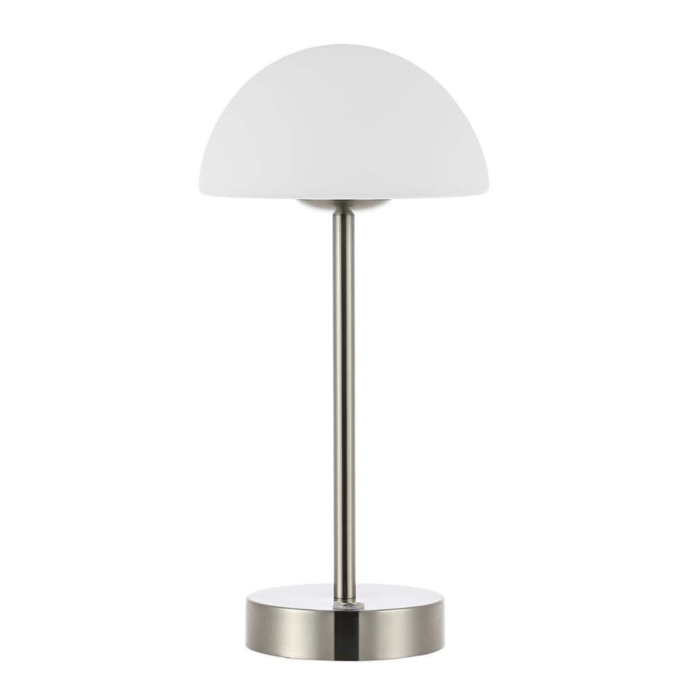 Xavier 12.5" Nickel Polished Cordless LED Buffet Lamp