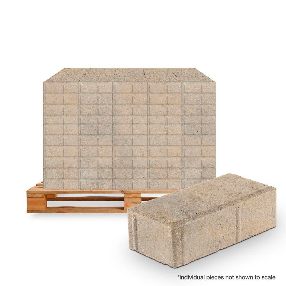 Pavestone Holland 7.87 in. L x 3.94 in. W x 36 in. H 60 mm Tan
