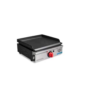 Versatop 14 in. 1-Burner Propane Gas Grill in Black with Griddle