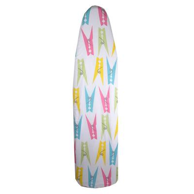 Colorful Clothespin Cotton Ironing Board Cover