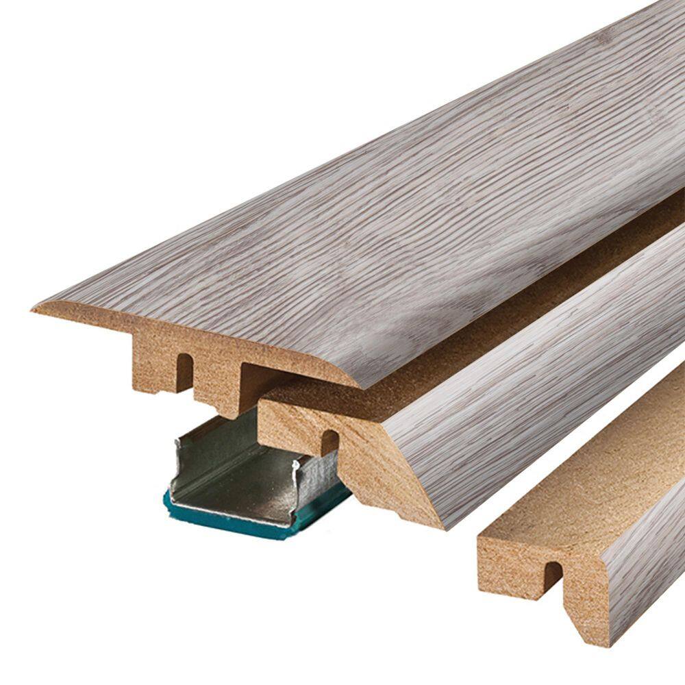 Golden Everly 0.75 in. T x 2.37 in. W x 78.7 in. L Textured Wood Look Laminate Moulding/Trim 4 in 1 Molding price history on PriceWatchPro