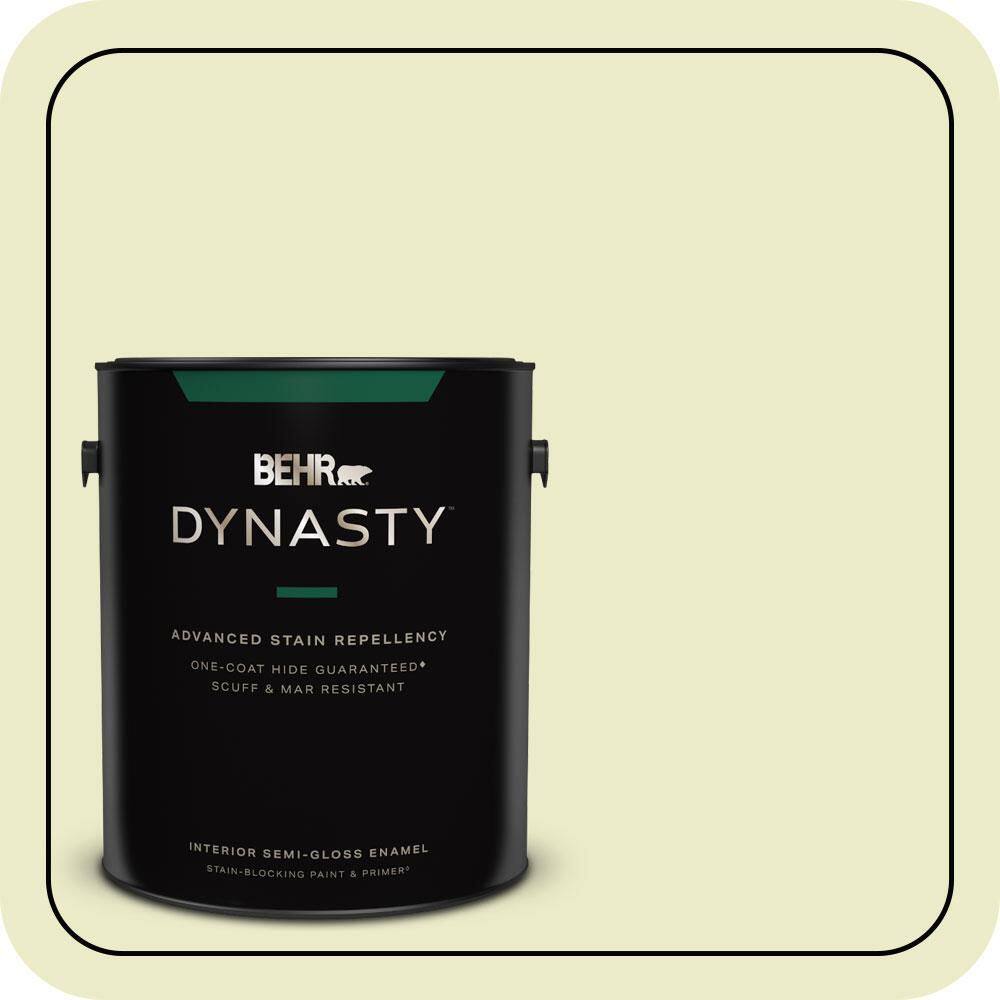 1 gal. #P360-2 Iced Green Apple Semi-Gloss Enamel Interior Stain-Blocking Paint & Primer price history on PriceWatchPro
