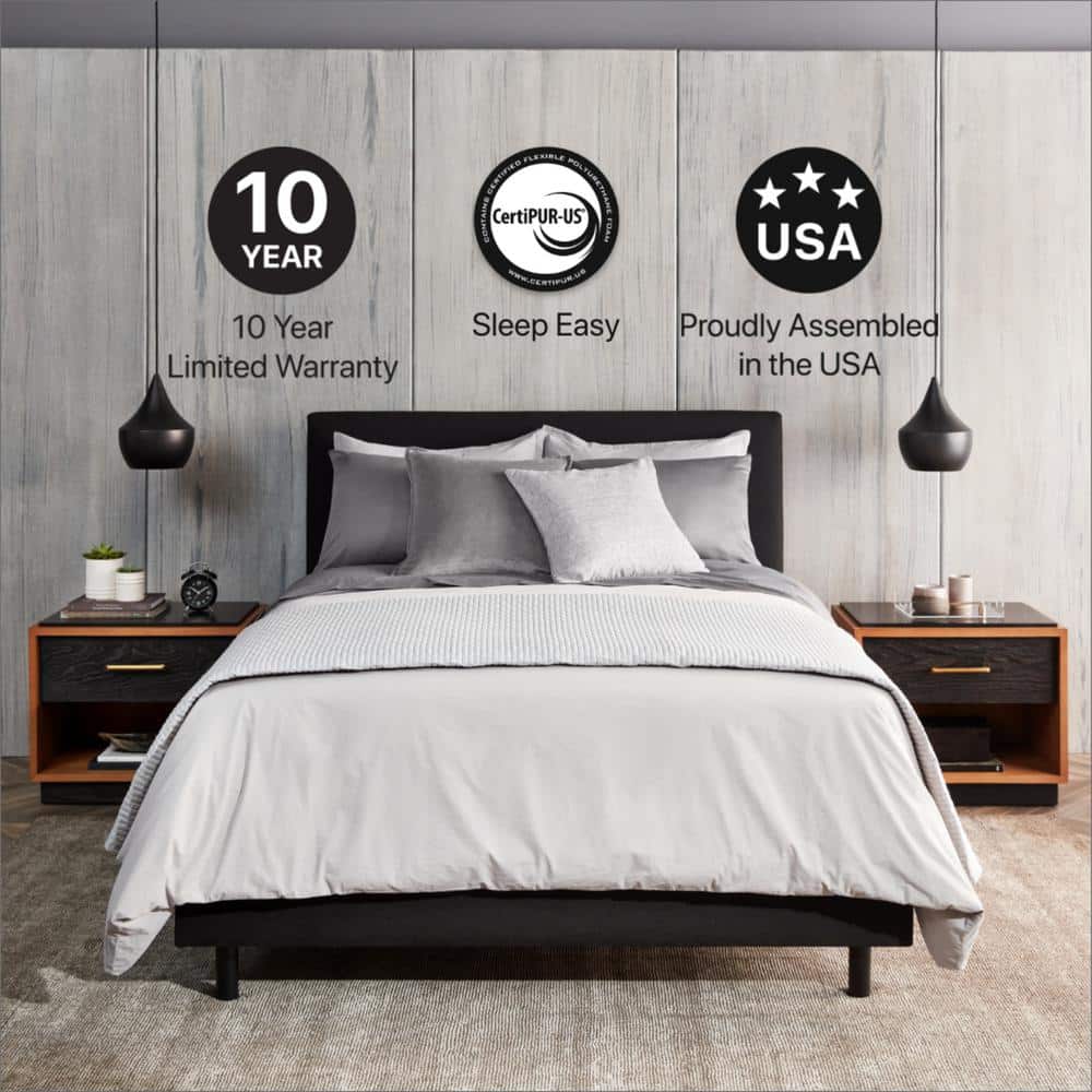 Queen Medium Hybrid Mattress with Gel Memory Foam