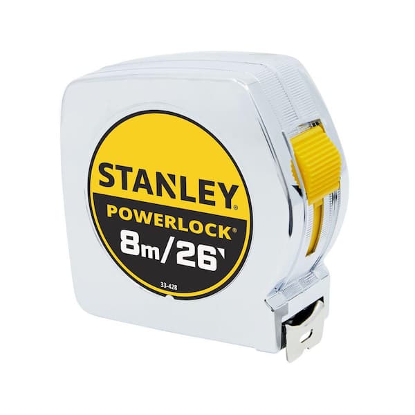 PowerLock 8m/26 ft. x 1 in. Tape Measure (Metric/English Scale)