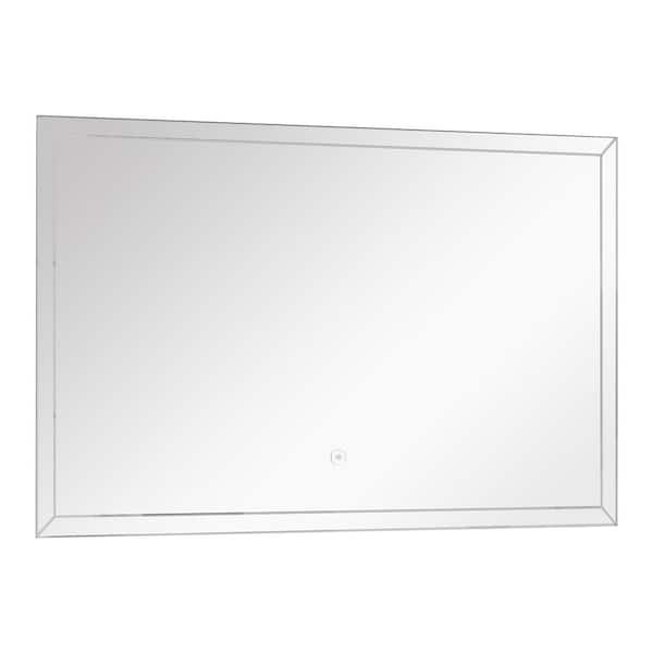 Transolid Finn 35.43 in. x 21.65 in. Single Frameless LED Mirror