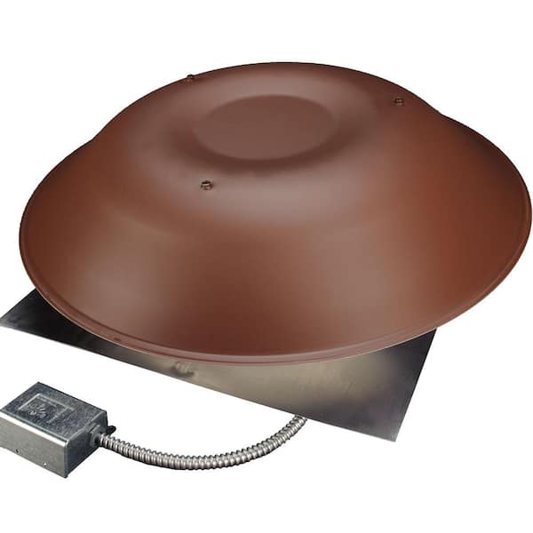 LomanCool 2000 800 CFM Brown Power Attic Vent