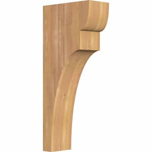 5-1/2 in. x 12 in. x 28 in. Western Red Cedar Yorktown Smooth Corbel